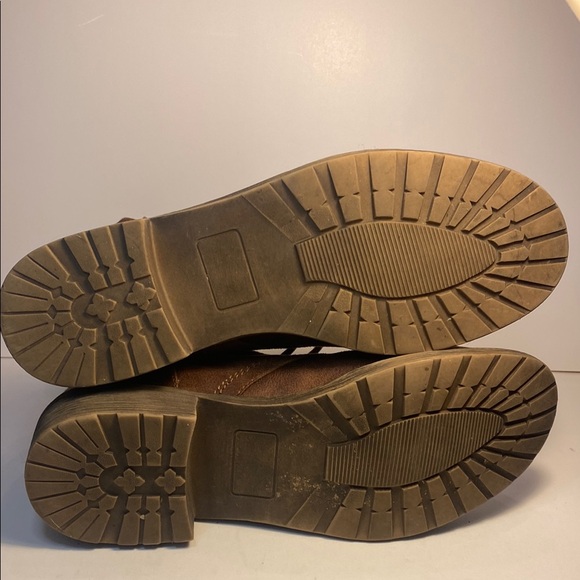 Brown Lace-Up Ankle Boots - Picture 10 of 10